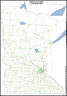 MnDOT State highway control sections map