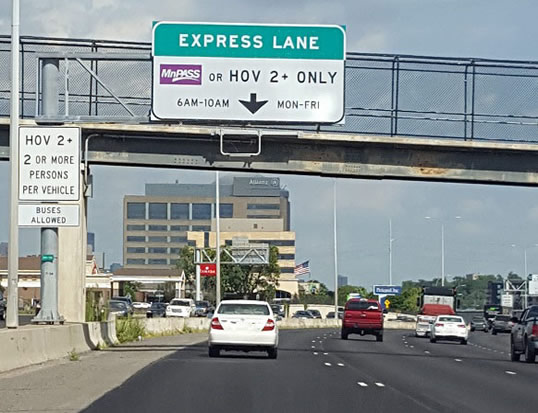 MnPASS Digital Signs