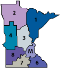 state map with district boundaries