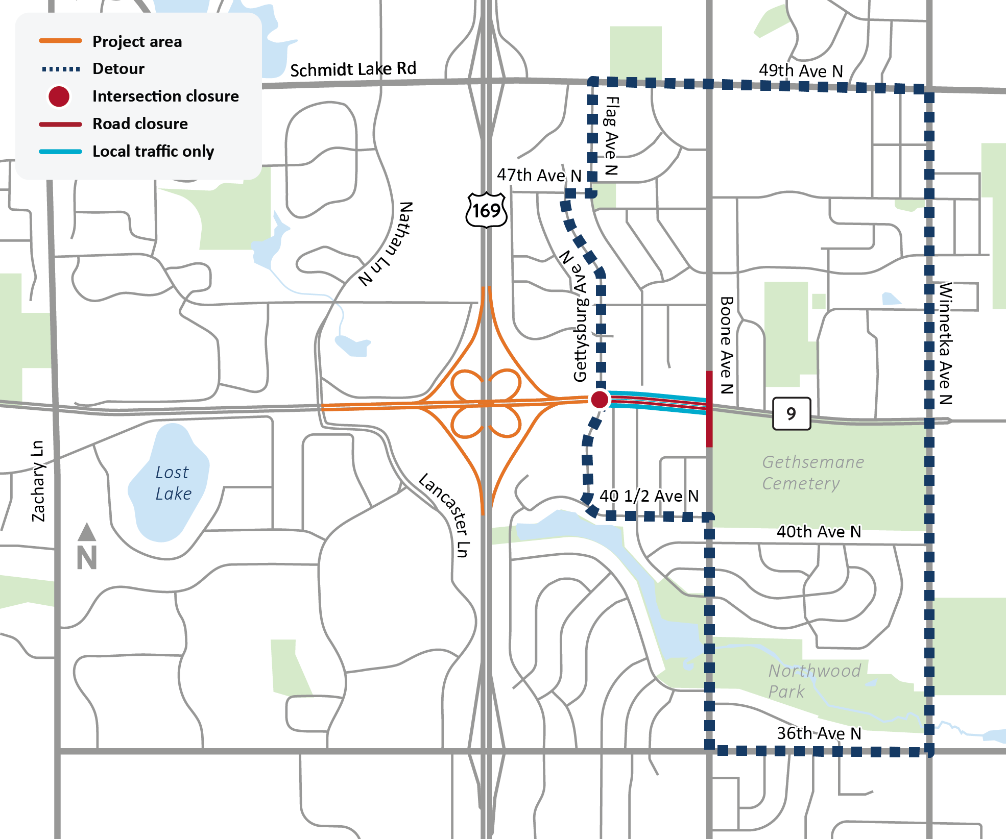 Hwy 169 Plymouth to New Hope project - MnDOT