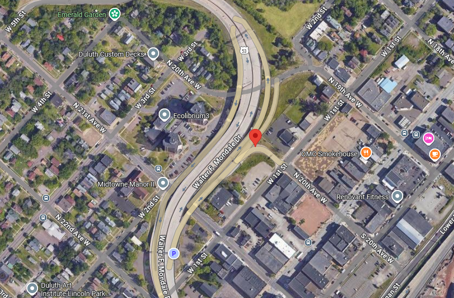 TPI event location map