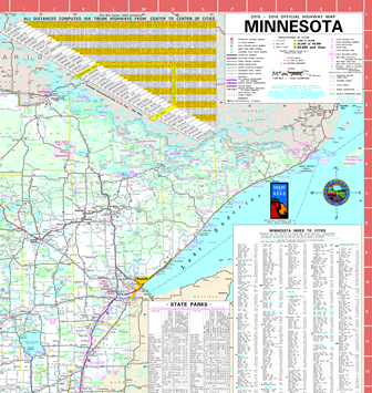 Official Minnesota State Highway Map